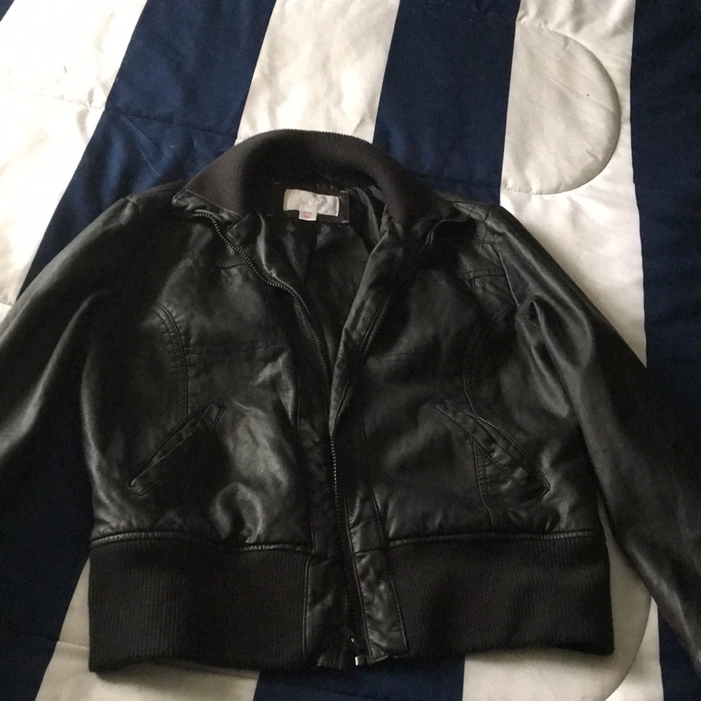 Leather jacket -black